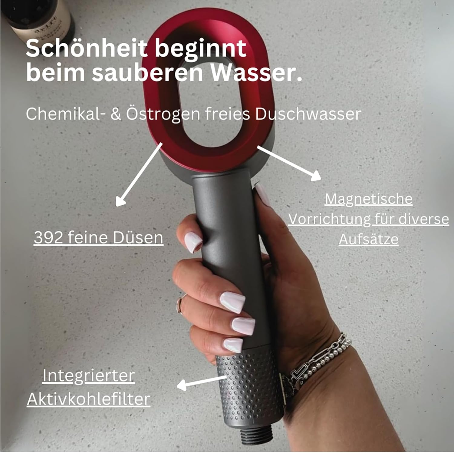 Doyoo Pure™ 3in1 Premium Filterduschkopf