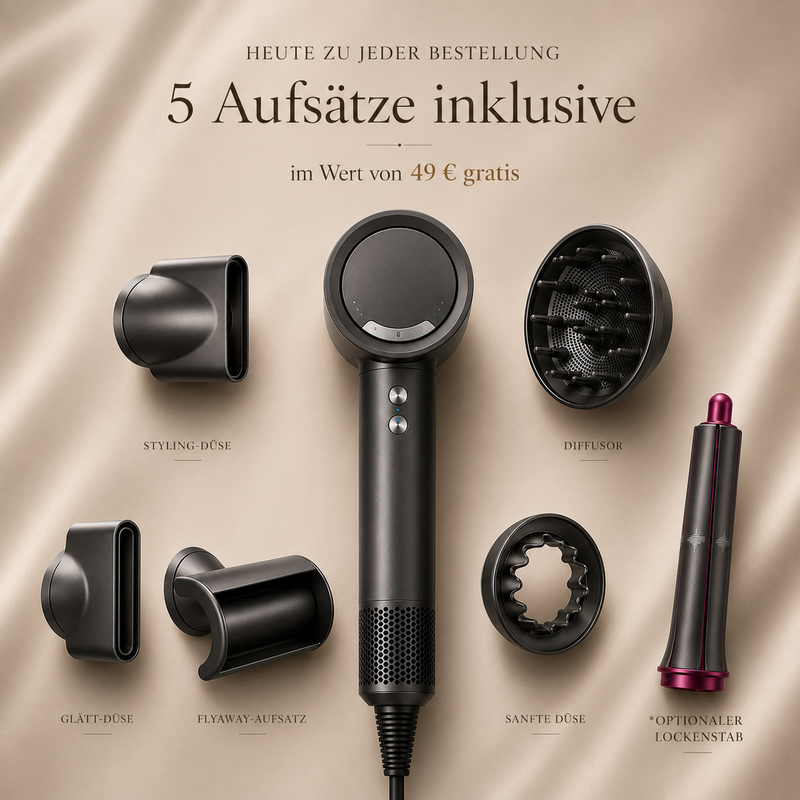 Doyoo™ AirPro 5in1 – Hochleistungsföhn