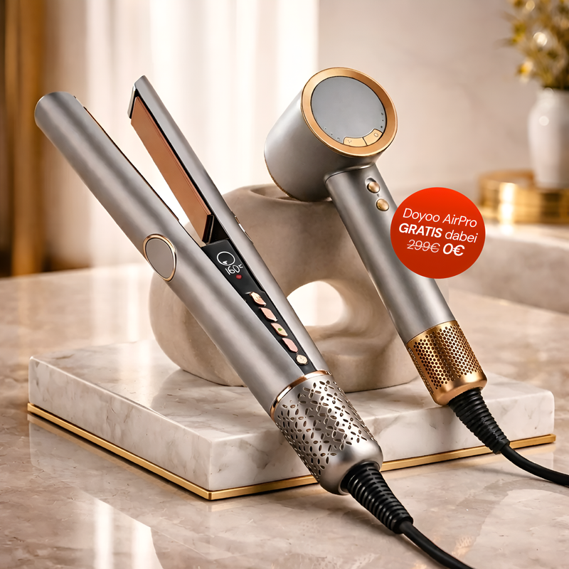 Doyoo Airstraight Haarglätter mit Luft-Technologie